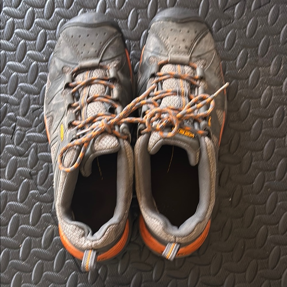 Keen Black and Orange Sneakers for Active Adventures